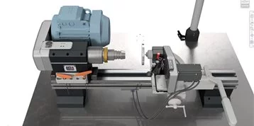 Manual grinding lathe