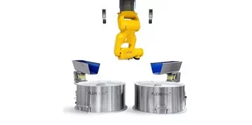 ARS srl - Alimentateur de pièces flexible compatible avec tous les robots FANUC