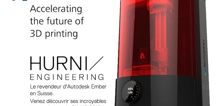 Ember, l’imprimante 3D d’Autodesk est enfin disponible en Suisse