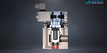 How a 2-way slip-in cartridge valve works