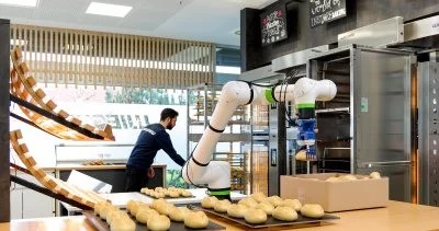 Roboter in der Bäckerei