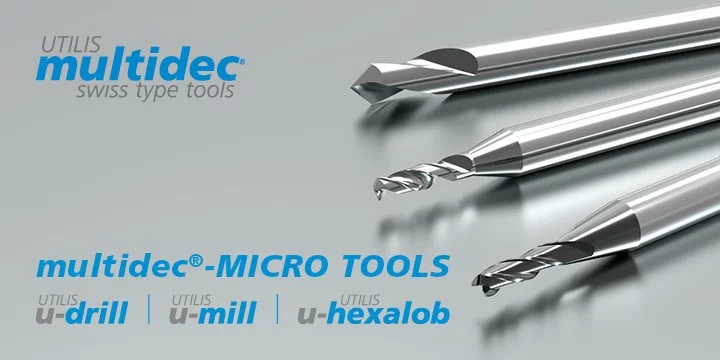 multidec®-MICRO TOOLS – La solution de perçage et de fraisage pour votre micro-usinage