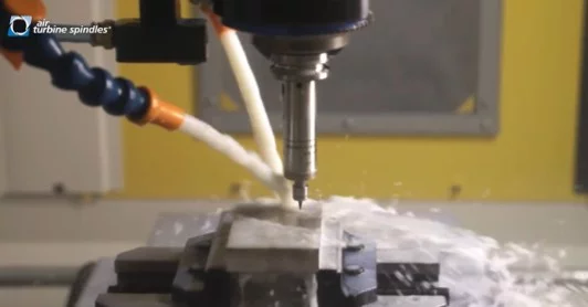 The Micro High Speed Spindles Cut Cycle Times and Reduce Wear and Tear on the Main Spindle