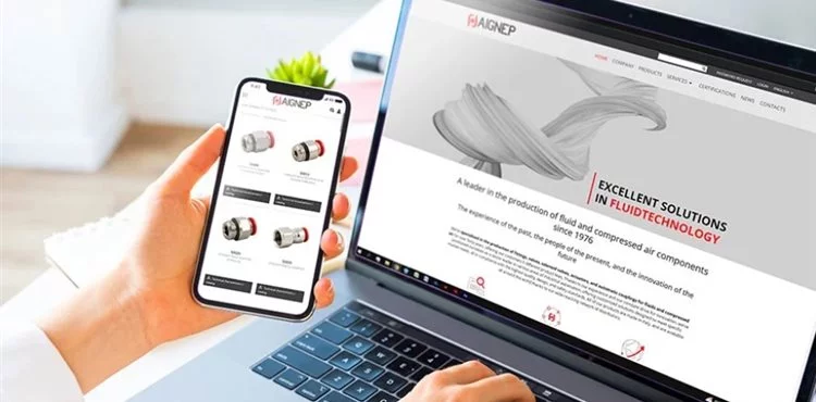 Aignep announces its new website
