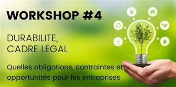 Atelier dédié au cadre légal lié à la durabilité à i-Moutier