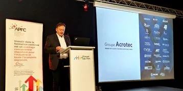 Le CEO du groupe Acrotec partage son expérience avec les membres de l'APFC