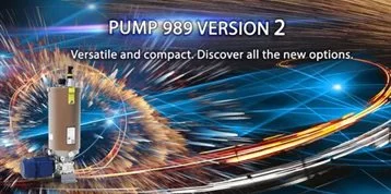 New 989 V2 pump: different options for high level performance