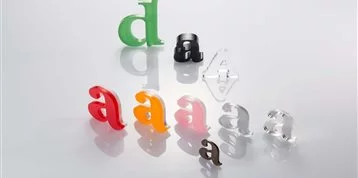 Lettres et polices de caractères 3D