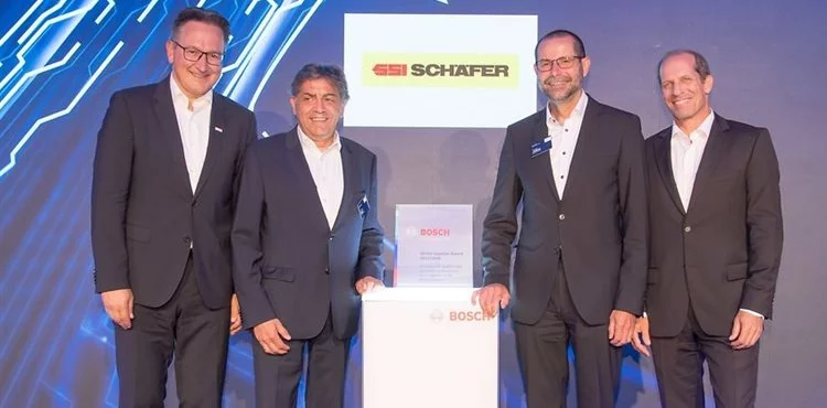 SSI SCHÄFER a reçu le "Bosch Global Supplier Award 2019"