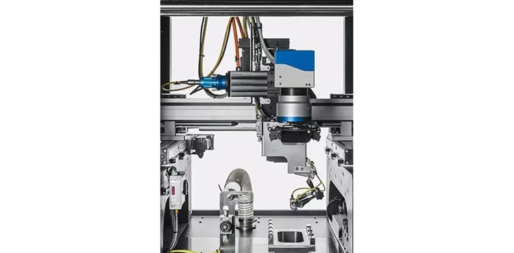 Laser micro-welding workstation of micro-technical parts