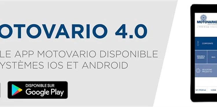 Téléchargez la nouvelle App Motovario  pour iOS et Android