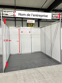 Modèle stand construit